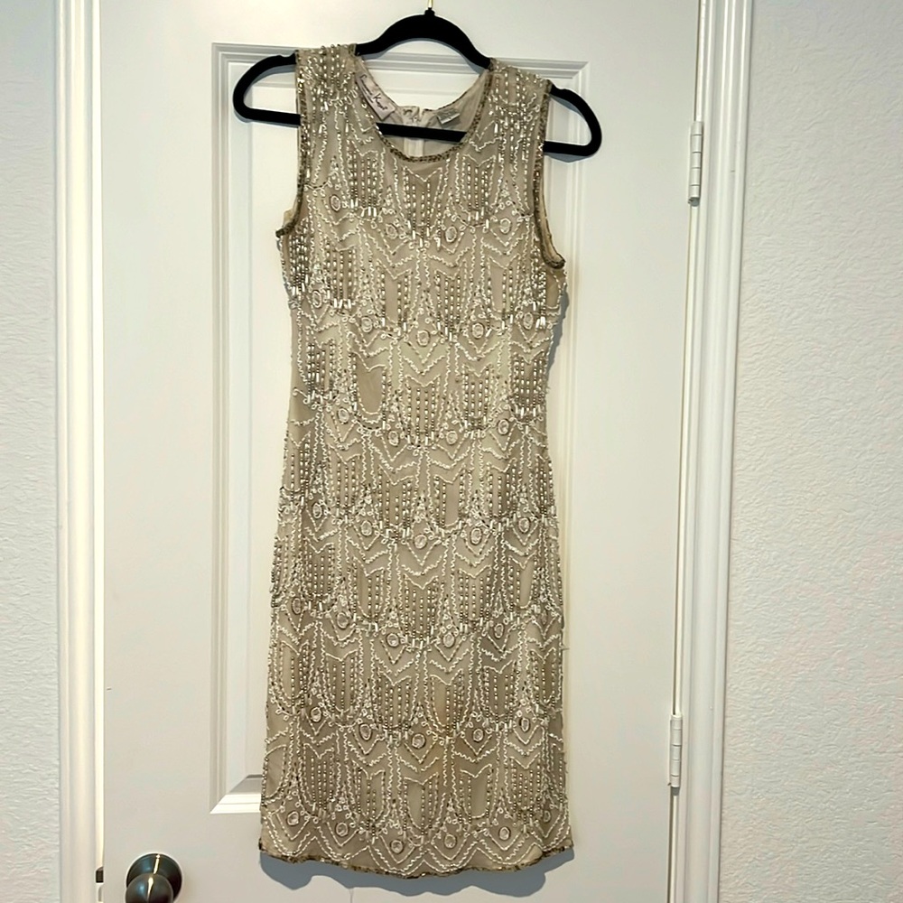 One of a kind vintage antique Laurence Kazar - intricate beading Flapper Style